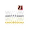 Collares Disco Eamoil Pack 20 Unid Dorado Plateado 76cm Bola
