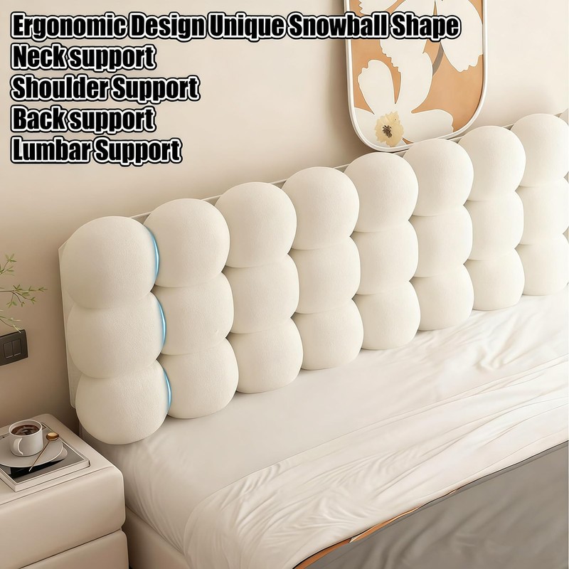 Headboard Pillow Queen Upholstered Bed Wall Mounted Headboard Resting Back