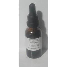 Ghost Pipe Tincture Double Extraction, Extra Strength Strong Monotropa Flora, 1/2 oz, Fairy Garden Farms