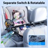 Adjustable Car Fan for Back Seat,Portable USB Fan with Extension