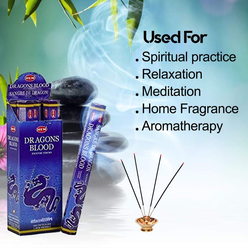 120 Incense Sticks Bulk Pack, HEM, Zen Aromatherapy, 6 Boxes
