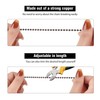 DUMING-IN 2pcs Ceiling Fans Pull Chain, Ball Chain with Connector,