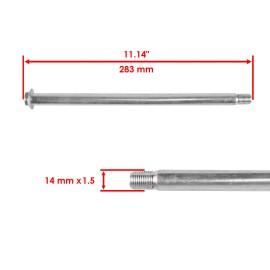 Honda Rear Swingarm Bolt with Nut fits Honda 90121-HN1-000 Rear Swingarm Bolt
