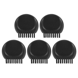 PATIKIL Pocket Golf Club Groove Brush, 5 Pack Mini Golf Club Groove Cleaner for Cleaning Golf Heads Golf Ball Shoes, Black