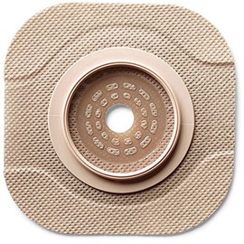 5011202BX - New Image CeraPlus 2-Piece Cut-to-Fit Tape Border (Extended Wear) Barrier Opening 1-1/4 Stoma Size 1-3/4 Flange Size