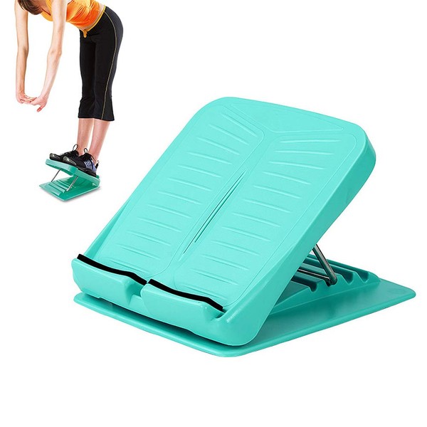JADE KIT Slant Board Calf Stretcher Adjustable 4 Angles Anti Slip Incline Board for Stretching, Ankle Stretch Board Calf Stretch Incline Board for Heel, Hamstring, Achilles, Leg Calves, Blue
