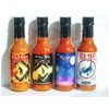 Hot Sauce Gift Set Carolina Reaper Ghost Pepper Scorpion Habanero