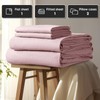 Shilucheng 100% French Linen Sheets - Queen Size Bed Sheets,