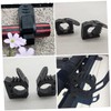 Ipetboom 2pcs Adjustable Quick Release Rubber Pole Clamp Grip for