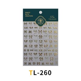 5D Embossed Bow Nail Art Stickers Gold Nail Stickers for Nial Art Rhinestone Nail Decals Self Adhesive Bowknot Nail Art Design Manicure Supplies Charm for Women Nail Art Decorations Accessories