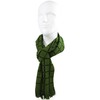 Rotfuchs Scarf Knitted Scarf Raschel Scarf Checked Fashionable 100% Wool