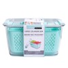 Kitchen Spaces Colander Bin, Produce Saver, Fridge Organizer With Lid,
