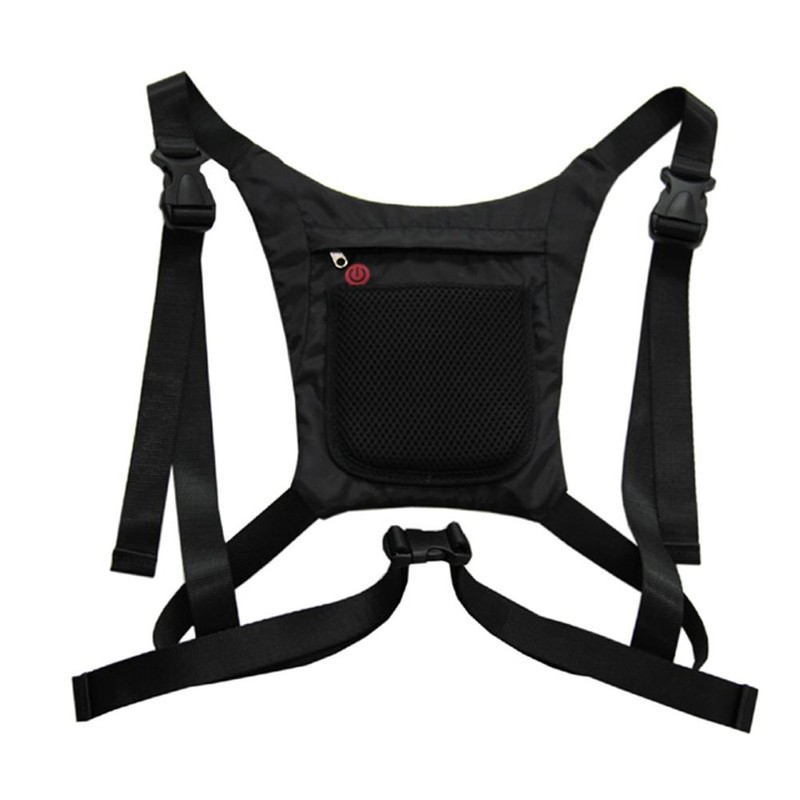 Reflective Cycling Vest with Rechargeable LED Direction Indicator Remote Control