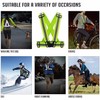 MJK Essentials Unisex Ultra-Reflective Safety Vest – Adjustable, High-Visibility Gear