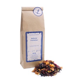 Fruit Tea Loose Keitumer Fruit Apple, Rose Hips, Hibiscus, Corinths, Elderberries, Blackberries, Currants, Sunflower Fruit Tea 250 g