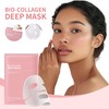 MIESCHER 3Pcs Bio-Collagen Deep Mask, Hydrating Overnight Sleeping Mask Transparent