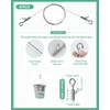 Stalishare Picture Hanging Wire Kit, 4Pcs Adjustable Frame Wire 2m