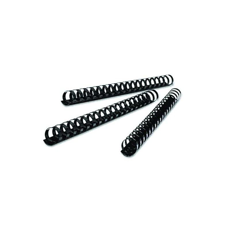 Q Connect 6mm Binding Comb - Black (Pack of 100)