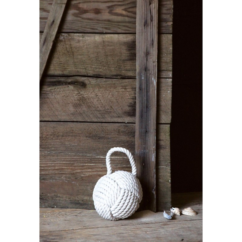 Creative Co-Op Nautical Rope Knot Door Stop