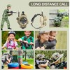 Walkie Talkie for Kids,Rechargeable Spy Walkie Talkies Watch Army Toys