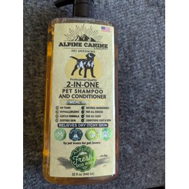 Natural Wunderz Pet Shampoo & Conditioner, Shed Free 2-in-1, Oatmeal and Honey, Hypoallergenic