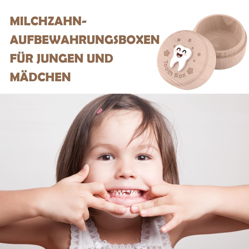 SPOKKI Children's Tooth Box Milk Teeth for Boys Tooth Box