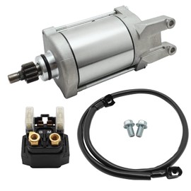 Starter Motor & Relay & Wire for Yamaha Raptor 660 2001-2005, OEM# 3SX-81890-00-00 4XE-81940-12-00 3XF-81815-00-00