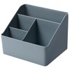 BUGUUYO 2pcs Multi-Compartment Toiletry Storage Box for Cosmetics and Jewelry