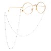 2 Pcs Glasses Chains, Spectacles Cord Beaded Eyeglass Chain Glasses
