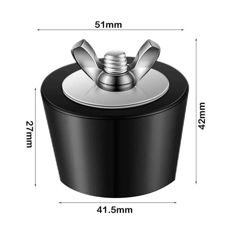 4 Pack 45mm Rubber Pool Winterizing Expansion Plugs with Stainless