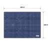 OLFA 223BNV Bifold Cutter Mat, A3, Navy, 12.6 x 17.7