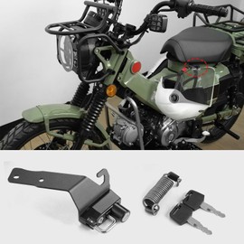 WOOGA Motorcycle Helmet Lock Multi-functional Fixed Lock Anti-Theft Key Model Hanging Hook Compatible Models Honda CT125 Hunter Cub Parts 2020-2024 (JA55/JA65)