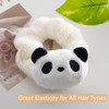 Cute Panda Scrunchies for Women, 2 Pcs White Black Fashion