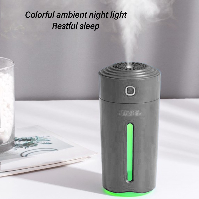 Portable Mini Humidifier Multifunction 2 in 1 USB Silent Aromatherapy