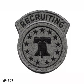 US Army Hook Back ACU Subdued Patch ~ Recruiting ~ NOS ~ USA