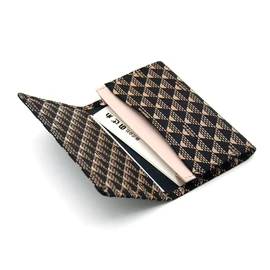 Inenya Inden Business Card Holder, Mt. Fuji Traditional Crafts, Koshu Inden, Deer Leather, Lacquer, Original Brand (No. 2804, White)