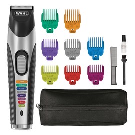 Wahl Father's Day Gift, Gifts for Dad, Colour Trim Stubble and Beard Trimmer, Trimmers for Men, Beard Trimming Kit, Men’s Stubble Trimmers, Male Grooming Set, Beard Care Kit, Colour Coded Guide Combs