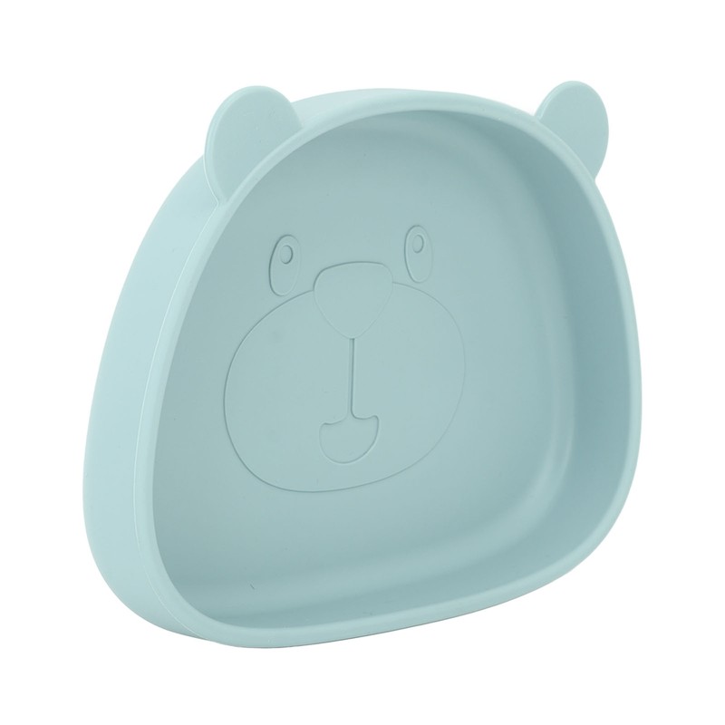 4pcs Children Plate Utensils Set Silicone Suction Bowls Set Toddler