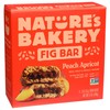 Nature's Bakery Peach Apricot Whole Wheat Fig Bars, 6 Count,