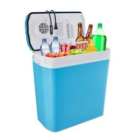 Ivation Electric Cooler & Warmer with Handle | 24 L Portable Thermoelectric Frid