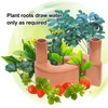 YUESHICO Self-Watering Stakes Terra Cotta Spikes Planter Water Storage Tank