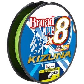 Owner Kizuna 8braid Braided Line for Spin Fishing, Colour: Chartreuse, Diameter / Load Capacity: 0.17 mm / 8.4 kg