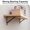 6 Pack Heavy Duty Shelf Brackets, 90 Degree Right Angle