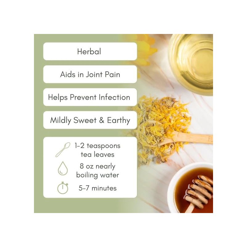 Organic Calendula - 2 oz Bag (approx. 30 servings) |