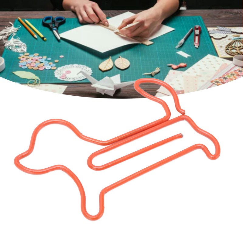 100PCS Paper Clips Cute Cartoon Irregular Shape Paper Clip for