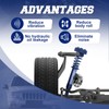 Rear 2 PCS Set Shock Absorber Compatible with Dodge Grand