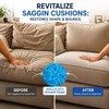 Blue 10Ibs Shredded Memory Foam Filler for Bean Bags, Pillows
