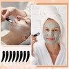 Hariendny 100 PCS Cosmetic Spatulas, Black Mini Spatula for Cosmetics,