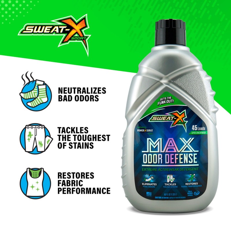Sweat X Original Max Odor Defense Laundry Detergent – Remove