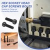 PATIKIL 50 Pcs M4 x 14 mm Hex Socket Head